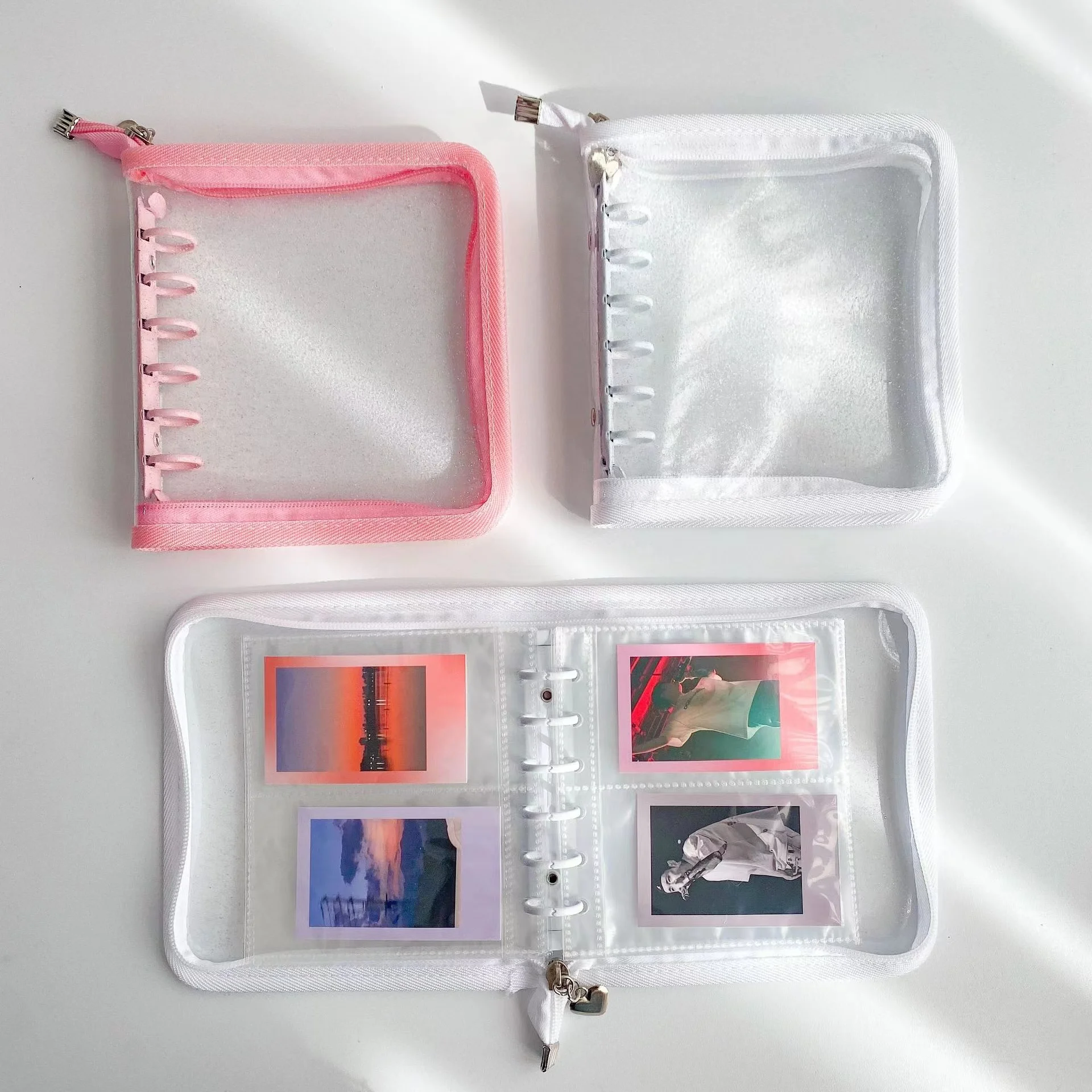 Transparent A7 Square PVC Binder Photo Album with 20 Sheets Sellves Album Collection Book Notebook Kpop Photocard Stationery
Transparent A7 Square PVC Binder Photo Album with 20 Sheets Sellves Album Collection Book Notebook Kpop Photocard Stationery