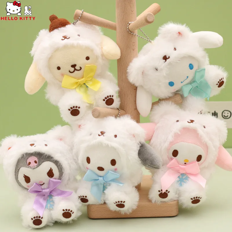 Cute Plush Sanrio Keychains Kuromi Plushie Keyring Cinnamoroll Cartoon Cute Doll Hello Kitty Y2k Room Decor Bag Pendant For Girl
Cute Plush Sanrio Keychains Kuromi Plushie Keyring Cinnamoroll Cartoon Cute Doll Hello Kitty Y2k Room Decor Bag Pendant For Girl