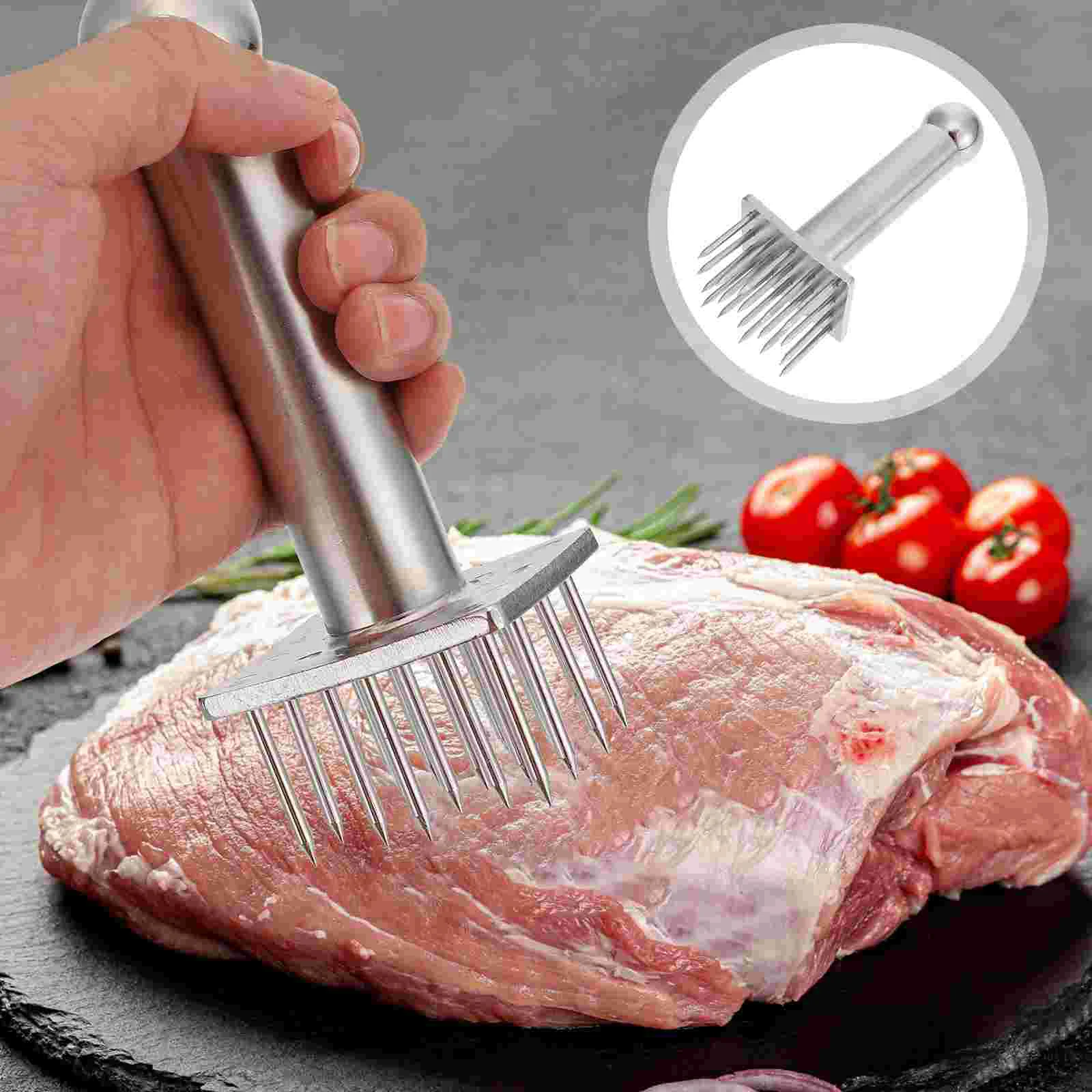 Stainless Steel Pork Insert Tenderizing Tool Steak Needle Household Cooking Pounding Meat Tenderizer Bbq Chicken Pizza
Stainless Steel Pork Insert Tenderizing Tool Steak Needle Household Cooking Pounding Meat Tenderizer Bbq Chicken Pizza