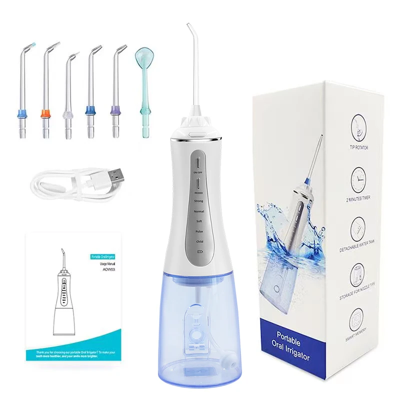 5 Mode Oral Irrigator USB Portable Dental Water Flosser IPX7 Waterproof Dental Water Jet Teeth Cleaner+6 Nozzle Teeth Whitening
5 Mode Oral Irrigator USB Portable Dental Water Flosser IPX7 Waterproof Dental Water Jet Teeth Cleaner+6 Nozzle Teeth Whitening