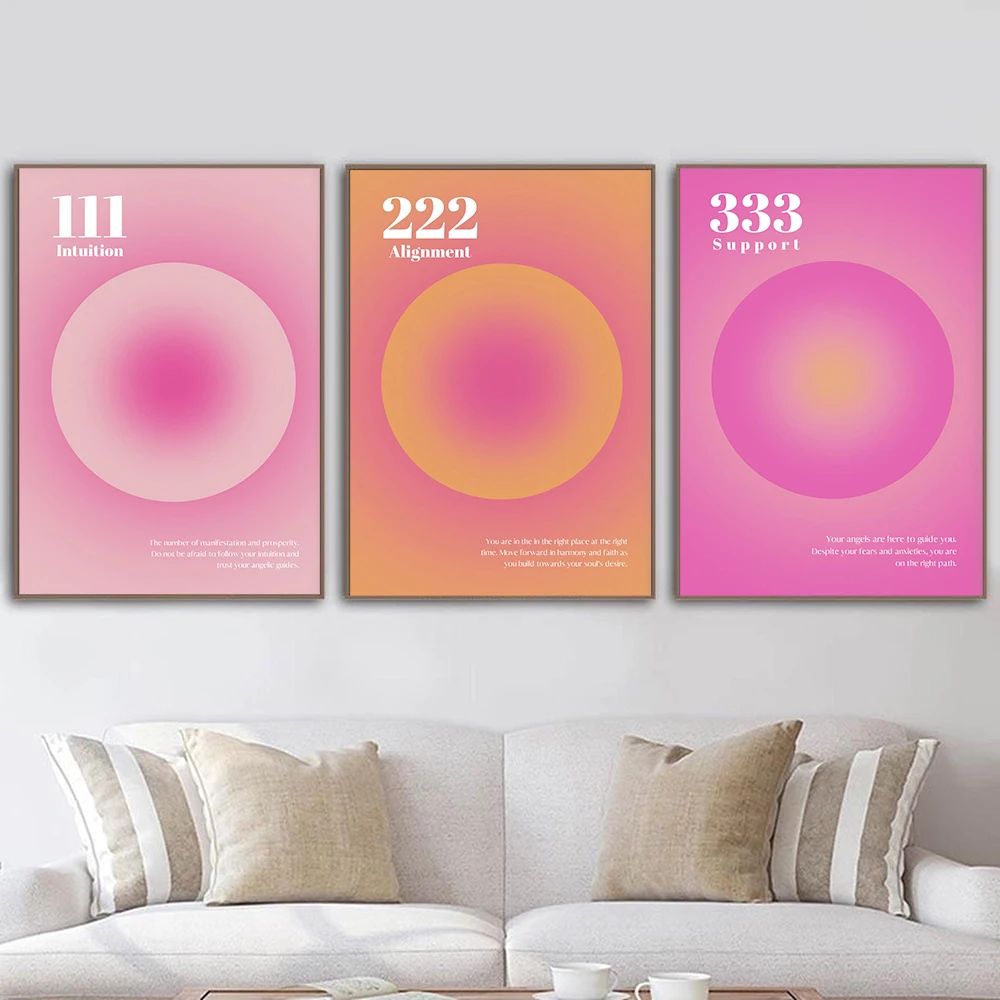 Angel Number Poster Positive Quote Halo Energy Canvas Painting Spirit Gradient Art Print Nordic Wall Picture Living Room Decor
Angel Number Poster Positive Quote Halo Energy Canvas Painting Spirit Gradient Art Print Nordic Wall Picture Living Room Decor