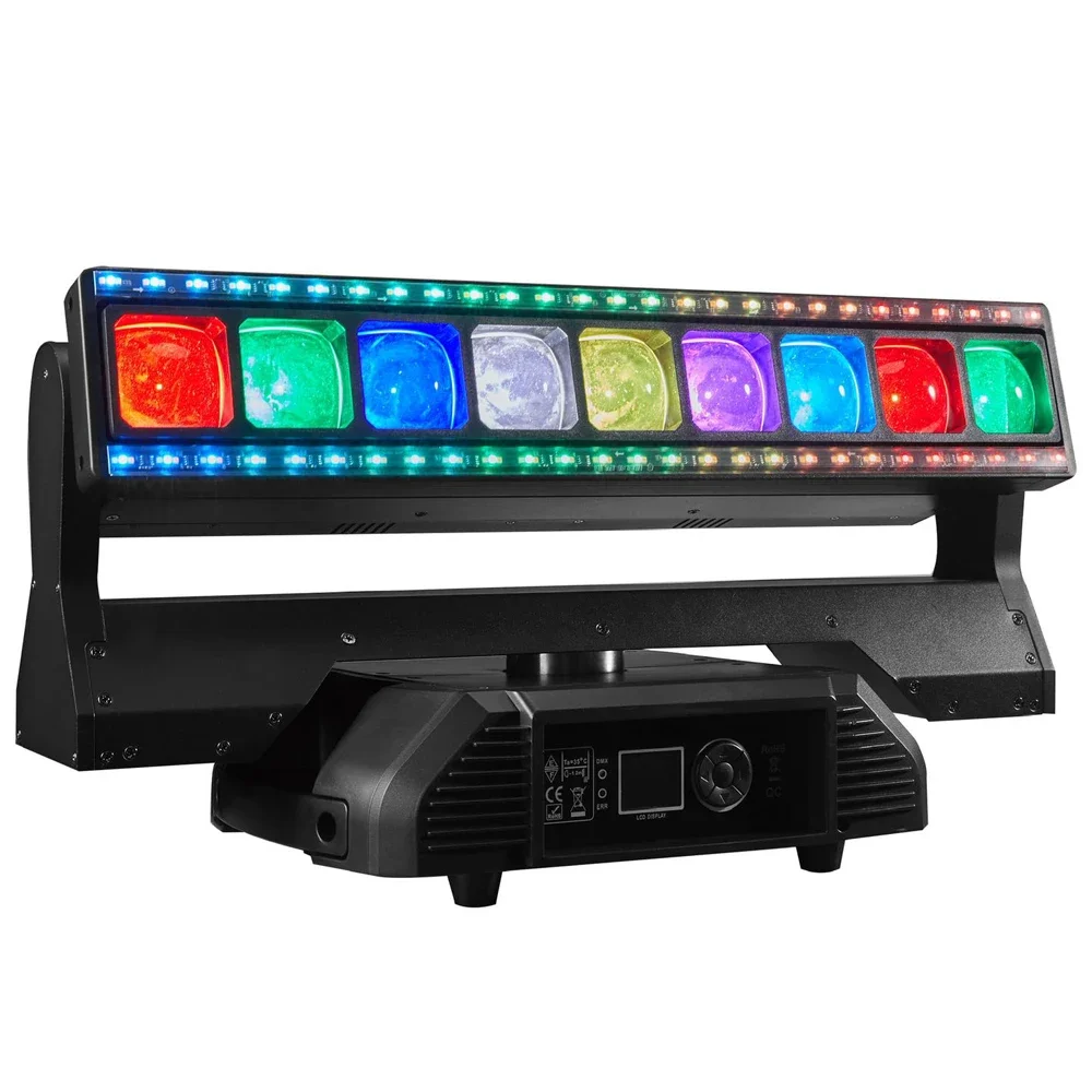 High POwer 9x40W DJ Zoom Strobe Beam Light Новый движущийся головной светильник DMX сценическое