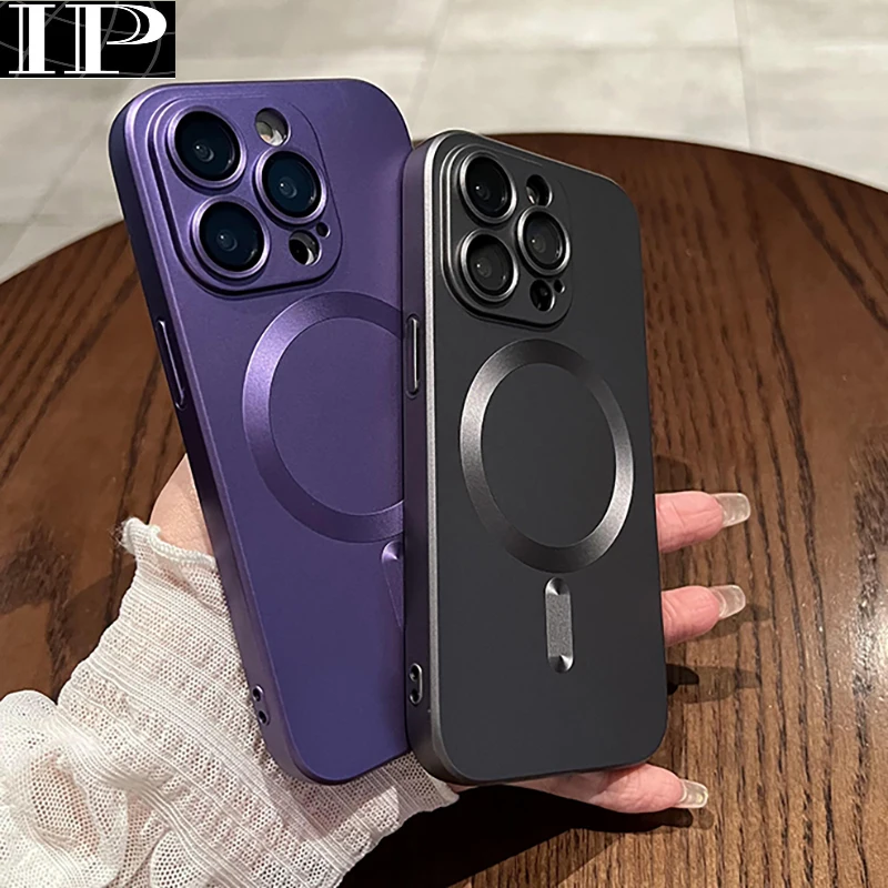 Роскошный чехол Magsafe с беспроводной зарядкой для iPhone 15 14 13 12 11 Pro Max X XR Xs Max 7 8 Plus SE 2020, мягкий магнитный чехол-бампер
Роскошный чехол Magsafe с беспроводной зарядкой для iPhone 15 14 13 12 11 Pro Max X XR Xs Max 7 8 Plus SE 2020, мягкий магнитный чехол-бампер