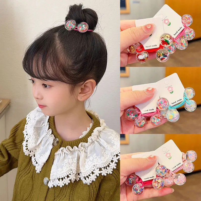 Acrylic Sequins Quicksand Round Ball Bead Elastic Hair Bands for Girls Ponytail Rubber Ties Children Hair Accessories Headwear
Acrylic Sequins Quicksand Round Ball Bead Elastic Hair Bands for Girls Ponytail Rubber Ties Children Hair Accessories Headwear