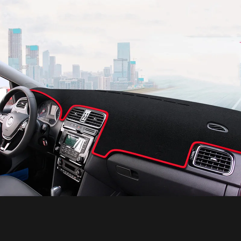 Коврик для приборной панели автомобиля Volkswagen VW POLO 6R 6C 2009 ~ 2017 5 MK5 ковер