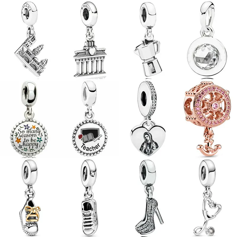 Charles Bridge Prague Teacher Coffee Lovers Sneaker Shoe Pendant Bead 925 Sterling Silver Charm Fit Fashion Bracelet DIY Jewelry
Charles Bridge Prague Teacher Coffee Lovers Sneaker Shoe Pendant Bead 925 Sterling Silver Charm Fit Fashion Bracelet DIY Jewelry