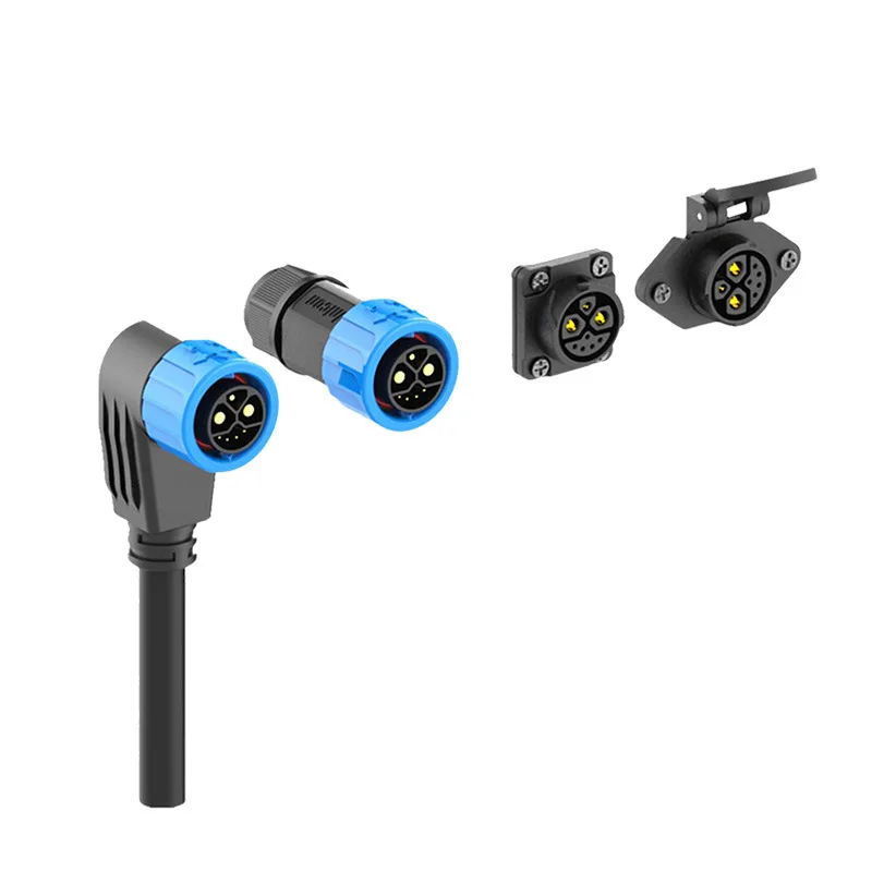 50A Motorcycle Charger Plug Socket Male Female M23 2+1+5 Battery Connector IP67 Energy Lithium Electric Bicycle Charging Port
50A Motorcycle Charger Plug Socket Male Female M23 2+1+5 Battery Connector IP67 Energy Lithium Electric Bicycle Charging Port