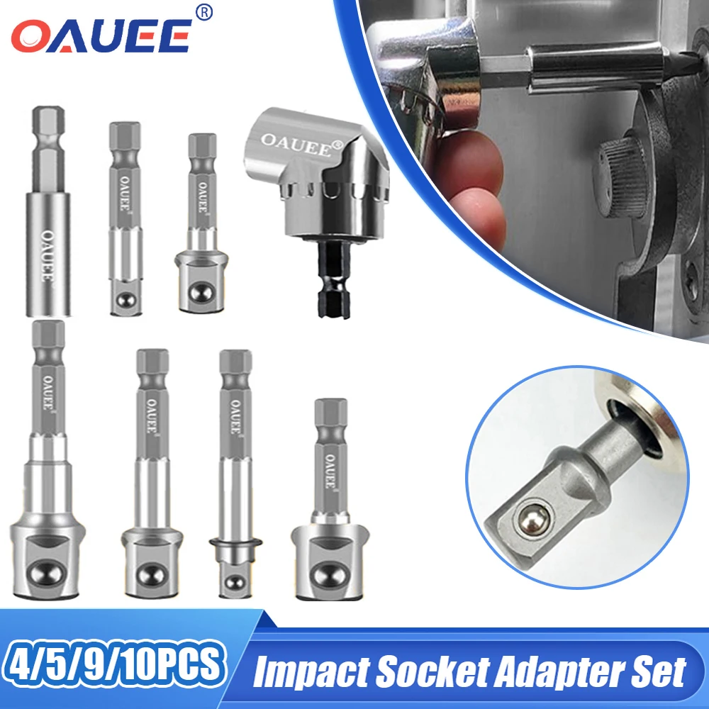 OAUEE Power Drill Sockets Adapter Sets 1/4" 3/8" 1/2" Inch Impact Drill Extended Socket Adapter Screwdriver Electric Hand Tool
OAUEE Power Drill Sockets Adapter Sets 1/4" 3/8" 1/2" Inch Impact Drill Extended Socket Adapter Screwdriver Electric Hand Tool