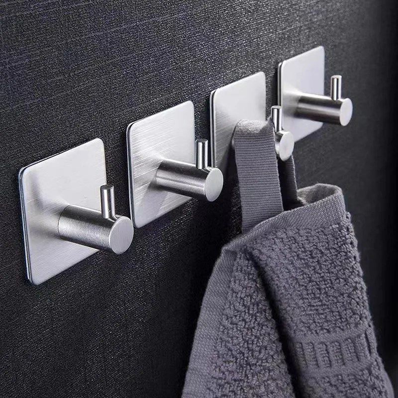 Wall Hook Storage Hanger Stainless Steel Wall Hook Self-adhesive Towel Keys Umbrella Hanger Hook for Kitchen Bathroom Storage
Wall Hook Storage Hanger Stainless Steel Wall Hook Self-adhesive Towel Keys Umbrella Hanger Hook for Kitchen Bathroom Storage