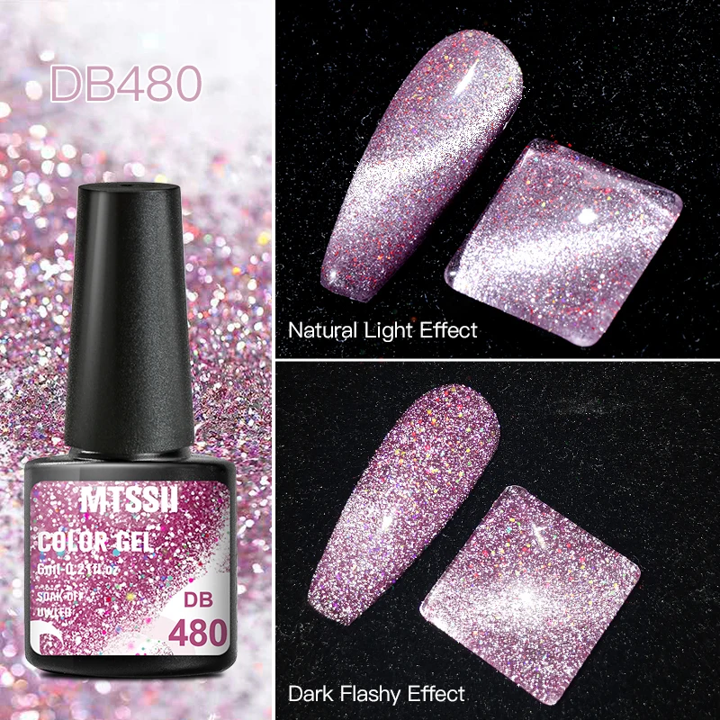 Mtssii 6ml Reflective Glitter Gel Nail Polish 6 Colors Sparkling Auroras Magnetic Nail Gel Soak Off UV LED Varnish
Mtssii 6ml Reflective Glitter Gel Nail Polish 6 Colors Sparkling Auroras Magnetic Nail Gel Soak Off UV LED Varnish