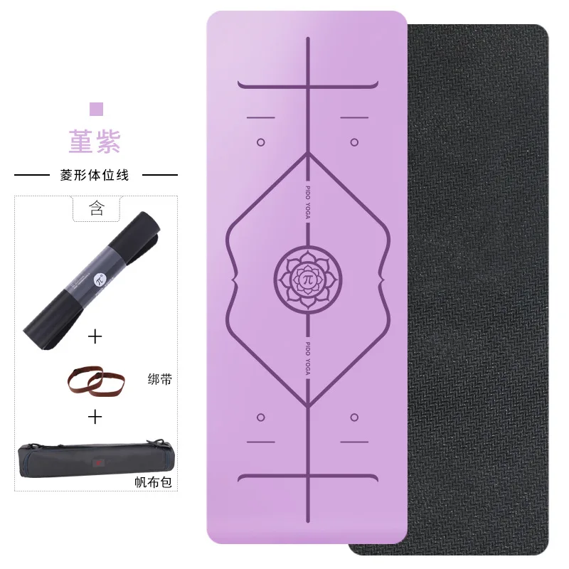 Diamond posture line PU natural rubber local yoga mat sweat-absorbent non-slip flat support mat
Diamond posture line PU natural rubber local yoga mat sweat-absorbent non-slip flat support mat