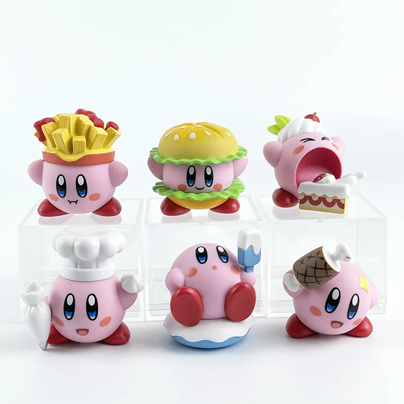4-5cm 6Pcs/Set Anime Game Kirby Action Figures Model Toys Cartoon Star Kirby Fries Hamburger Model Decoration Car Ornaments
4-5cm 6Pcs/Set Anime Game Kirby Action Figures Model Toys Cartoon Star Kirby Fries Hamburger Model Decoration Car Ornaments