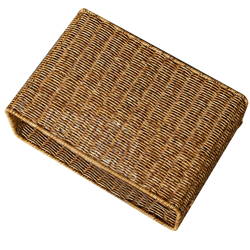 Hollow Handle Multipurpose Woven No Lid Imitation Rattan Toy Container Sundries Storage Basket Kids Toy Basket
Hollow Handle Multipurpose Woven No Lid Imitation Rattan Toy Container Sundries Storage Basket Kids Toy Basket