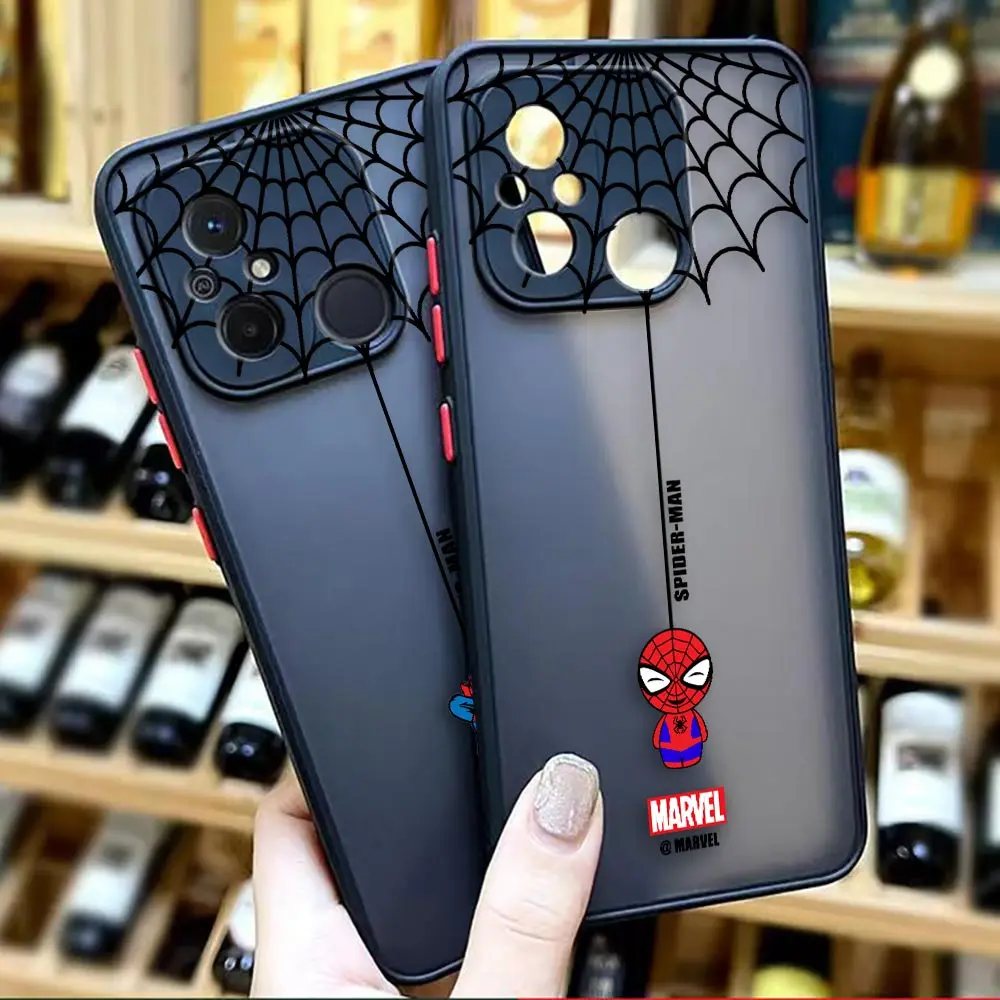 Matte Case for Redmi A1 K50 K40 GAMING K30 K20 10X 10C 10 9C 9T 9A 9 8 PRO 4G 5G Case Funda Cartoon Marvel Spider-Man Spider Web
Matte Case for Redmi A1 K50 K40 GAMING K30 K20 10X 10C 10 9C 9T 9A 9 8 PRO 4G 5G Case Funda Cartoon Marvel Spider-Man Spider Web