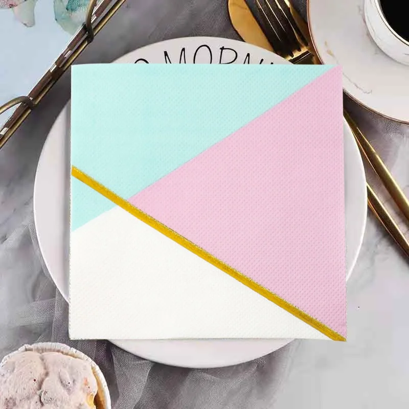10PCS 25*25CM Gilding Color Blocks Printed Paper Napkins Vintage Craft Decoupage Serviette for Party Tissue Table Decoration
10PCS 25*25CM Gilding Color Blocks Printed Paper Napkins Vintage Craft Decoupage Serviette for Party Tissue Table Decoration