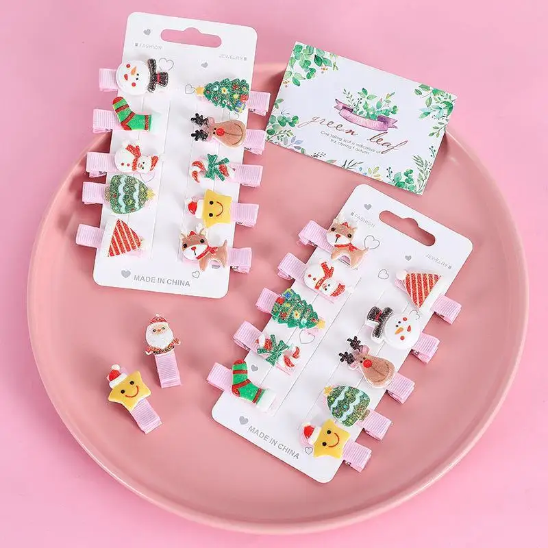 10pcs New Christmas Old Man and Tree Hairpin Girls Cute Christma Hairpin Hair Accessories Cartoon Hair Clip Child Headband Gift 
10pcs New Christmas Old Man and Tree Hairpin Girls Cute Christma Hairpin Hair Accessories Cartoon Hair Clip Child Headband Gift