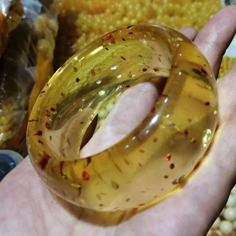 Flower Ambers Bangles Women Fine Jewelry Natural Baltic Amber Bangle Gemstone Bracelets Accessories Gifts For Mom Girlfriend 
Flower Ambers Bangles Women Fine Jewelry Natural Baltic Amber Bangle Gemstone Bracelets Accessories Gifts For Mom Girlfriend