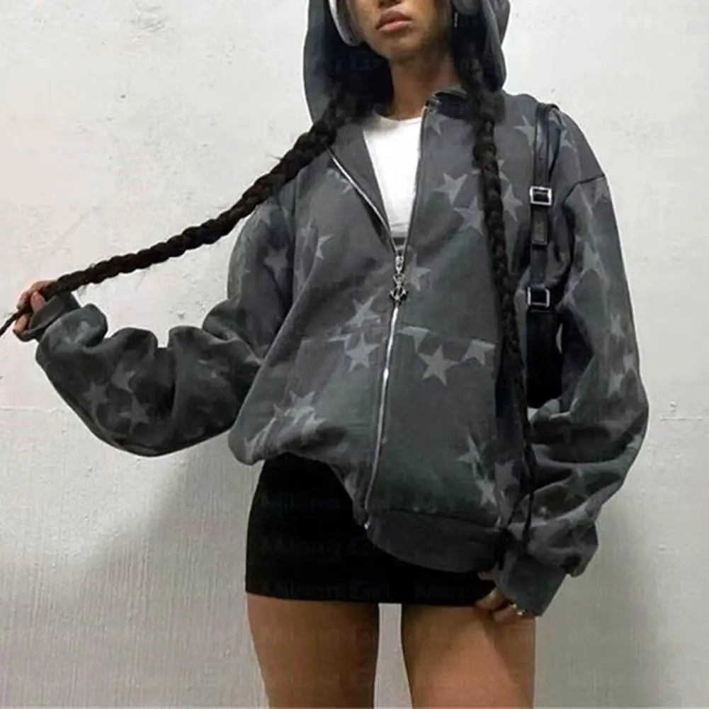 Rhinestones Print Y2k Women Zip Up Long Sleeve Oversized Black Hoodie 2023 New Gothic Punk Fashion Casual Sweatshirts
Rhinestones Print Y2k Women Zip Up Long Sleeve Oversized Black Hoodie 2023 New Gothic Punk Fashion Casual Sweatshirts