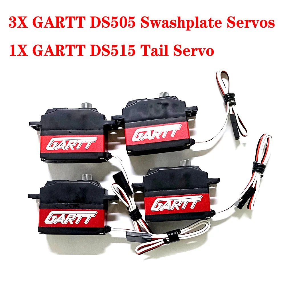 3 X GARTT DS505 Swash Plate Servo + 1 X DS515 задний сервопривод 500 RC Heli Motor
3 X GARTT DS505 Swash Plate Servo + 1 X DS515 задний сервопривод 500 RC Heli Motor