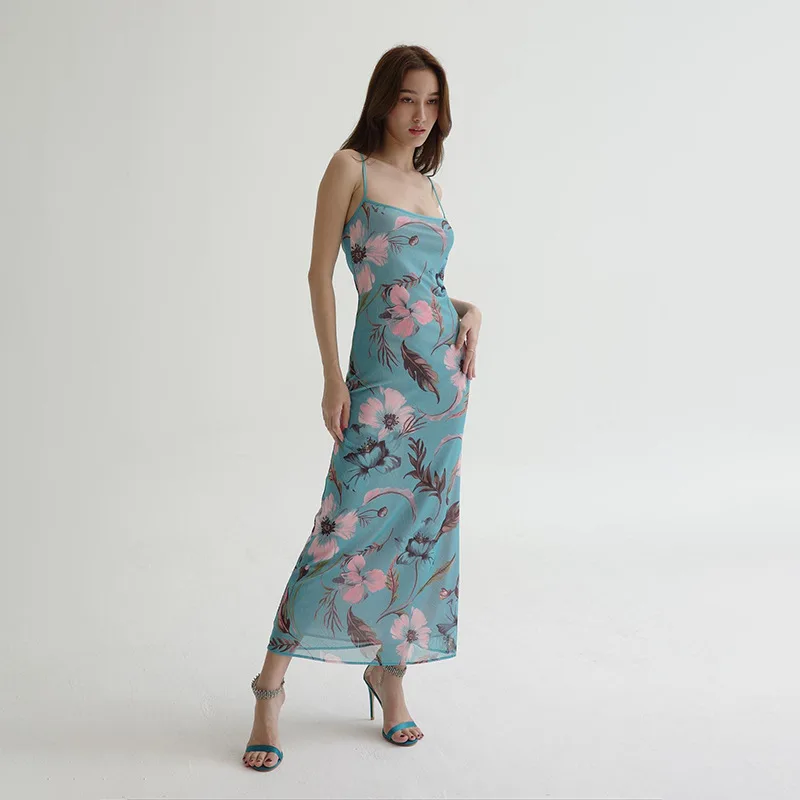 2023 Summer New Ins Fashion Printing Holiday Style Slim Suspender Dress Women Elegant Luxury Women's Clothing Vestidos
2023 Summer New Ins Fashion Printing Holiday Style Slim Suspender Dress Women Elegant Luxury Women's Clothing Vestidos