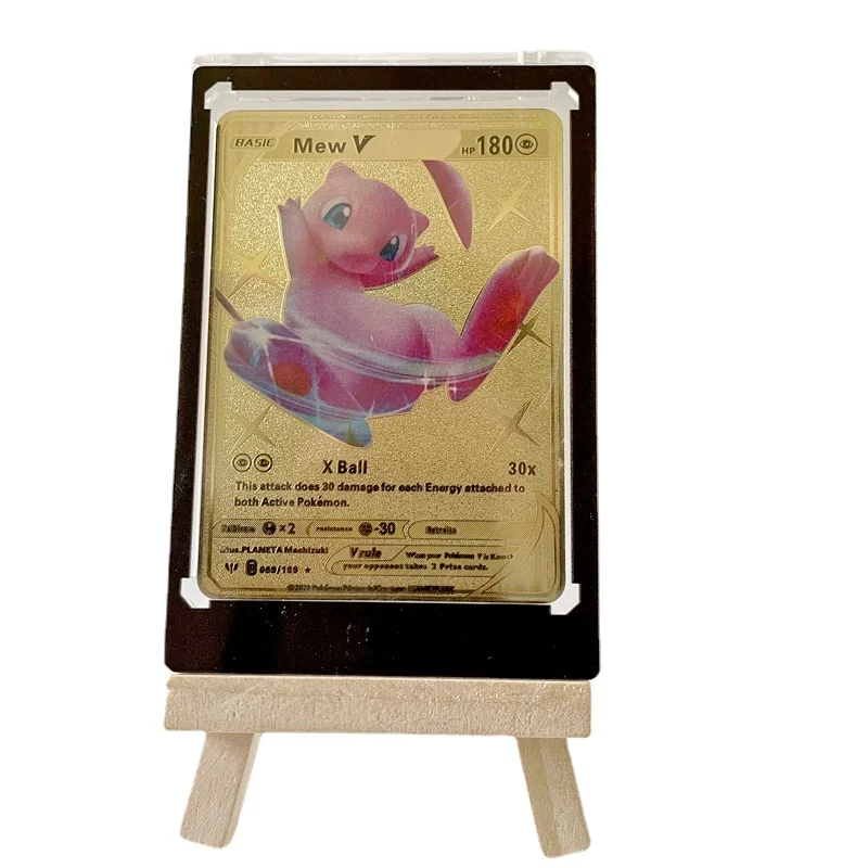 Pokemon Magnetic Clamping Brick Fire-breathing Dragon Gx Vmax V Metal Rare Card Pikachu Game Battle Collection Collectible Card
Pokemon Magnetic Clamping Brick Fire-breathing Dragon Gx Vmax V Metal Rare Card Pikachu Game Battle Collection Collectible Card