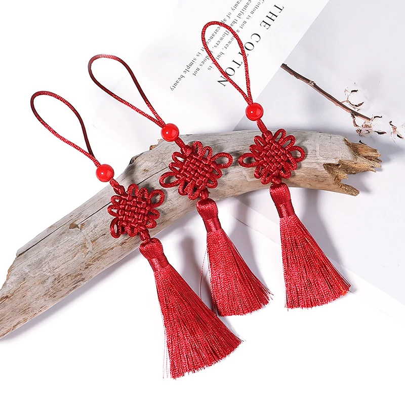 6pcs/Lot 14cm Red Chinese Knot Tassel Pendant For Decorations Festive Fringe Tassels for Jewelry Making Gift to Friend Wholesale
6pcs/Lot 14cm Red Chinese Knot Tassel Pendant For Decorations Festive Fringe Tassels for Jewelry Making Gift to Friend Wholesale
