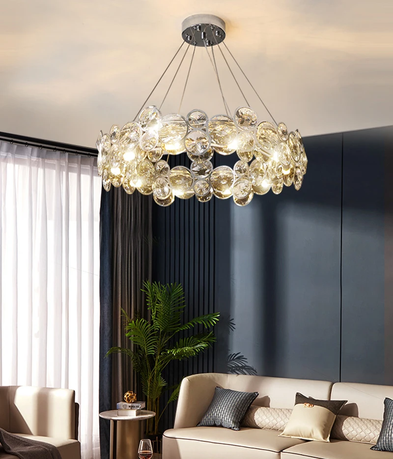 YOOGEE Post Modern Ceiling Chandelier for Living Room Gold Luxury Lamp Round Decortion Bedroom Creative Design LED Light Fixture
YOOGEE Post Modern Ceiling Chandelier for Living Room Gold Luxury Lamp Round Decortion Bedroom Creative Design LED Light Fixture