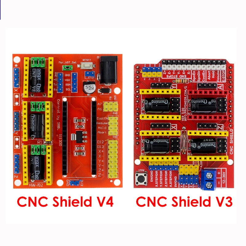 

New CNC Shield V4 shield v3 Engraving Machine / 3D Printer / A4988 Driver Expansion Board for arduino Diy Kit