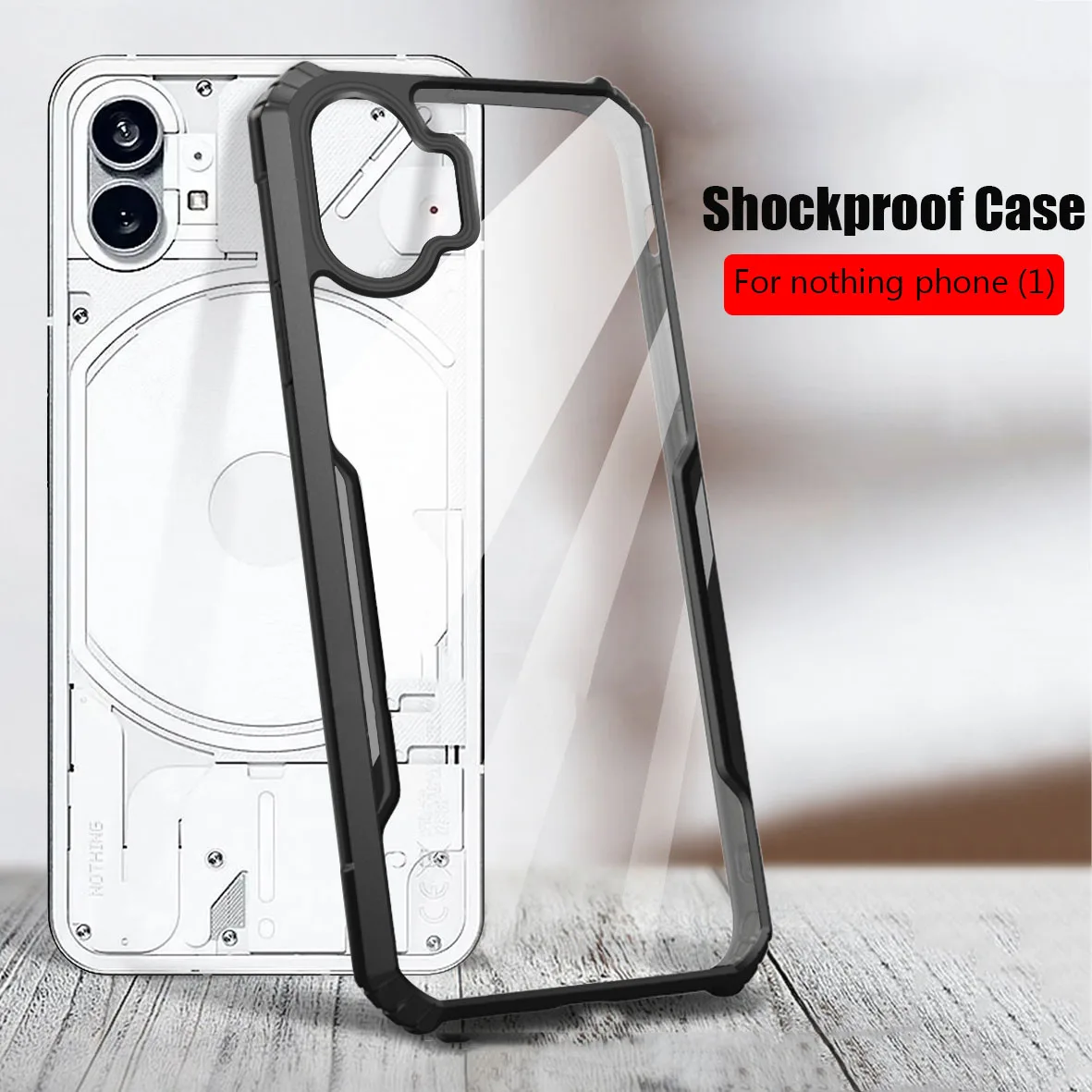 For Nothing Phone 1 Case ELVEV Acrylic PC+TPU Shockproof Airbags Clear Back Cover For NothingPhone (1) чехол
For Nothing Phone 1 Case ELVEV Acrylic PC+TPU Shockproof Airbags Clear Back Cover For NothingPhone (1) чехол