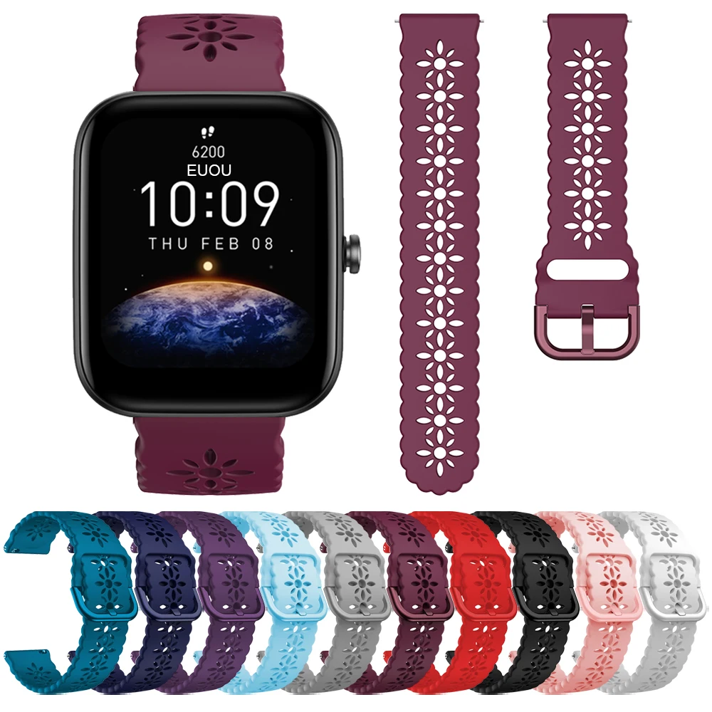 20mm Quick release Band For Amazfit Bip 3 S U Pro Lite/GTS 3 2 mini 2e/GTR 42MM Lace Silicone Strap Wristband For Women Girls
20mm Quick release Band For Amazfit Bip 3 S U Pro Lite/GTS 3 2 mini 2e/GTR 42MM Lace Silicone Strap Wristband For Women Girls