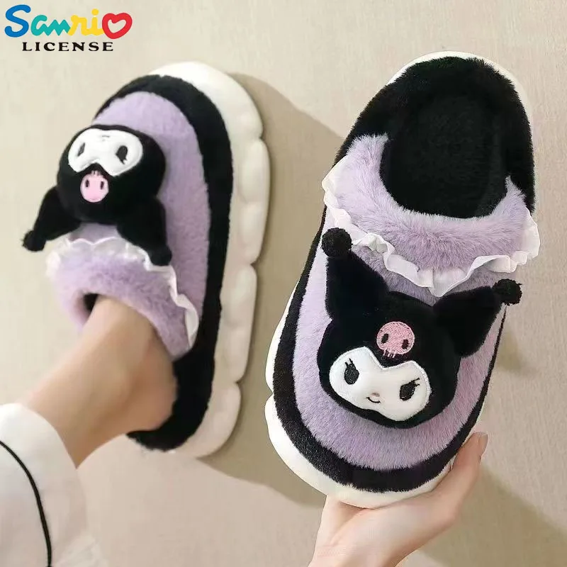Милые Sanrio Kuromi Hello Kittys Cinnamoroll Симпатичные хлопковые тапочки осень-зима домашние Нескользящие теплые хлопковые тапочки подарок для девочки
Милые Sanrio Kuromi Hello Kittys Cinnamoroll Симпатичные хлопковые тапочки осень-зима домашние Нескользящие теплые хлопковые тапочки подарок для девочки