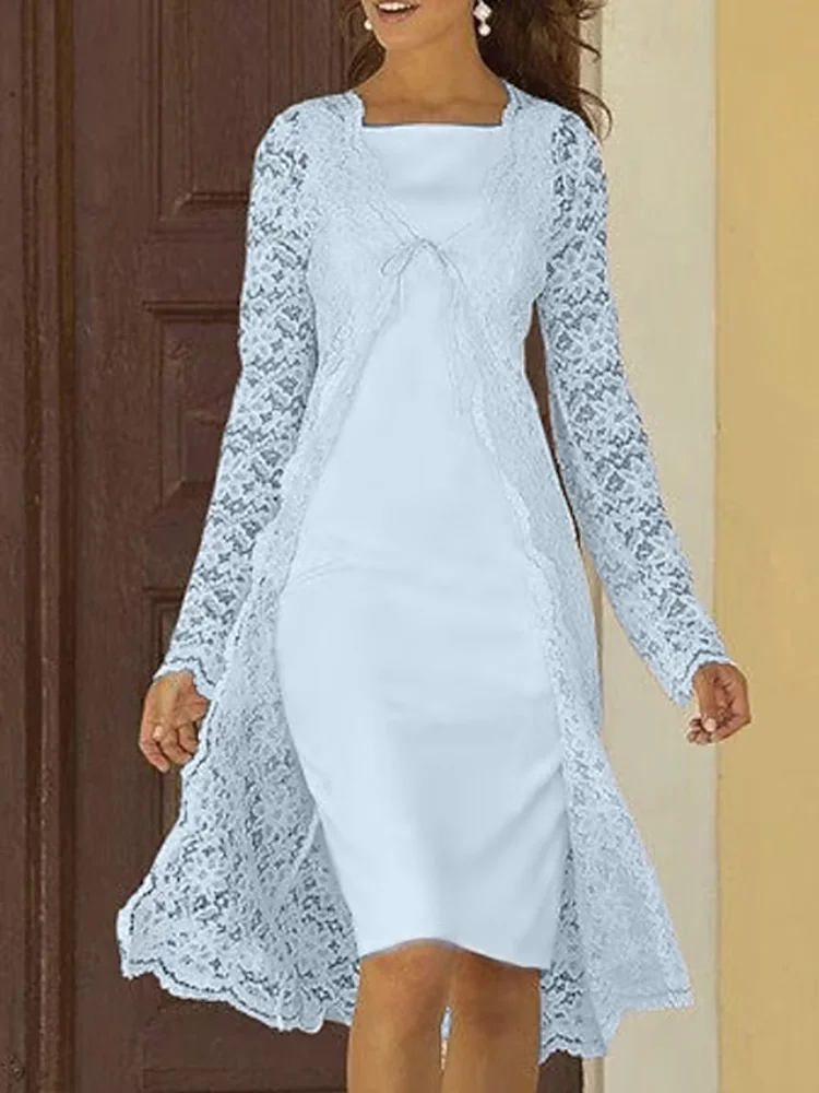 Sheath Mother of the Bride Dress Wedding Guest Elegant Bateau Neck Knee Length Satin Pleats Flower Evening Gown
Sheath Mother of the Bride Dress Wedding Guest Elegant Bateau Neck Knee Length Satin Pleats Flower Evening Gown