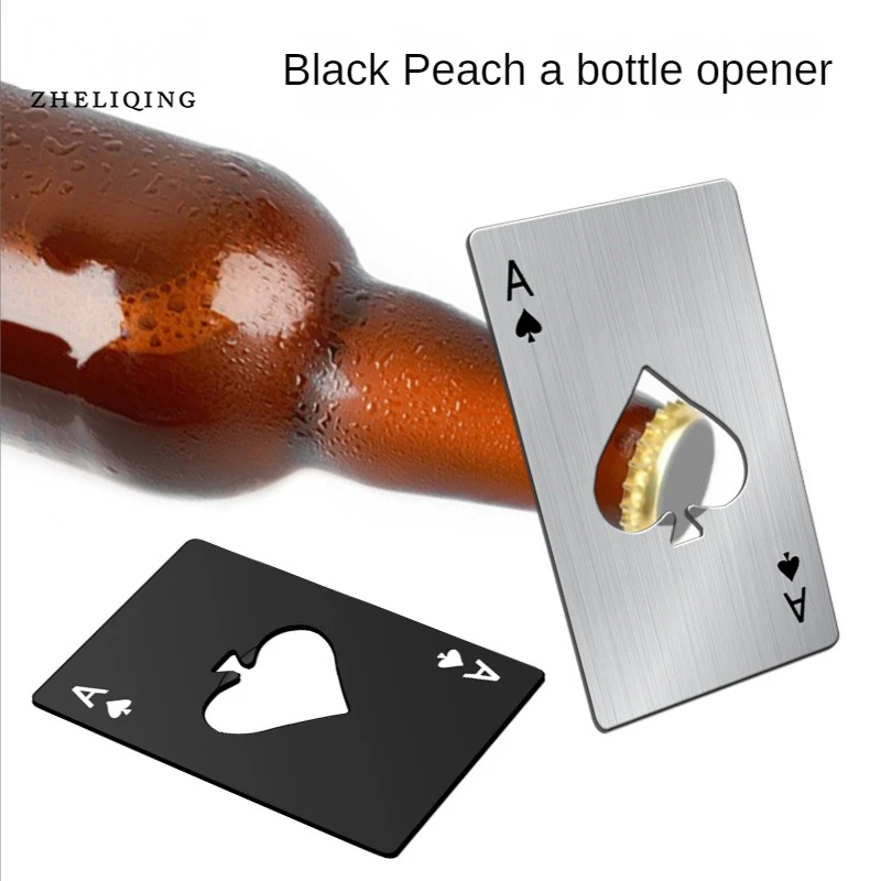 

Tool Pocket Opener Card Spade A Credit Wallet Multipurpose Edc Bottle Beer Gadget Multi Kit Multitool Poker Gear Kitchen Gadgets