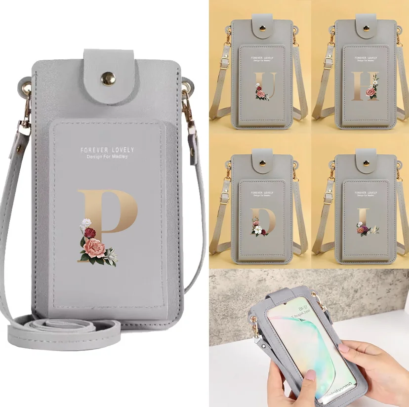 Small Mobile Phone Shoulder Bags Fashion Women Mini CrossBody Bag Gold Letter Print Card Holder Handbag Messenger Purse Wallet
Small Mobile Phone Shoulder Bags Fashion Women Mini CrossBody Bag Gold Letter Print Card Holder Handbag Messenger Purse Wallet