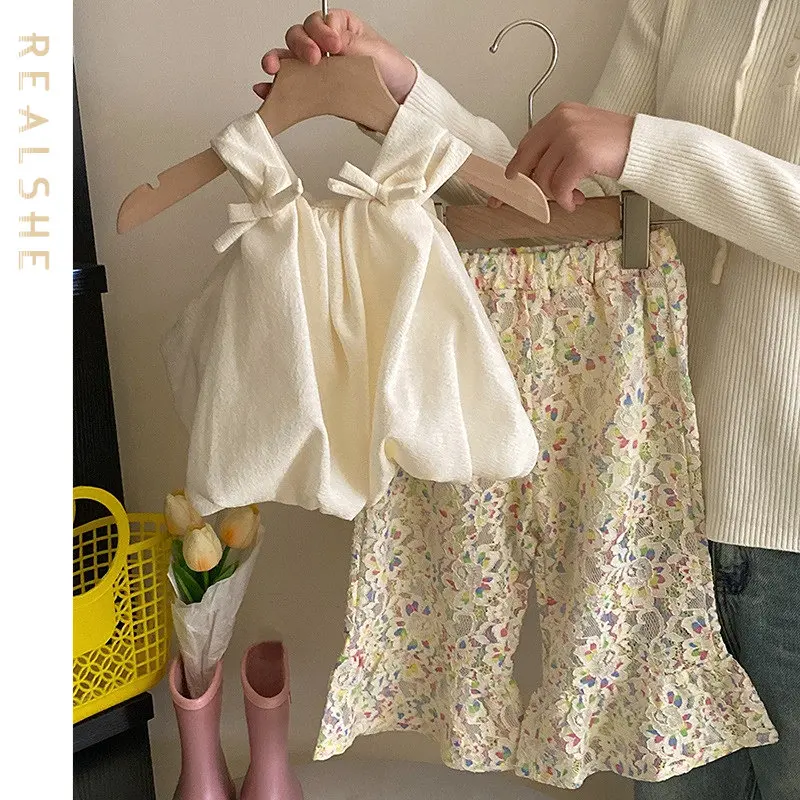 Toddler Kids Baby Girls Summer Casual Clothes Sets Solid Suspender Tops+Floral Pants Outfit 2Pcs Set Children Clothes
Toddler Kids Baby Girls Summer Casual Clothes Sets Solid Suspender Tops+Floral Pants Outfit 2Pcs Set Children Clothes