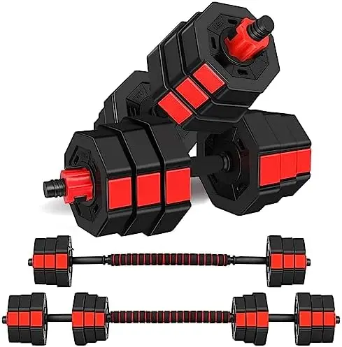 Set, Adjustable Weights 3-in-1 Set Barbell 44Lb/66Lb, Home Gym Equipment for Men Women Gym Workout Fitness Exercise with Connect
Set, Adjustable Weights 3-in-1 Set Barbell 44Lb/66Lb, Home Gym Equipment for Men Women Gym Workout Fitness Exercise with Connect
