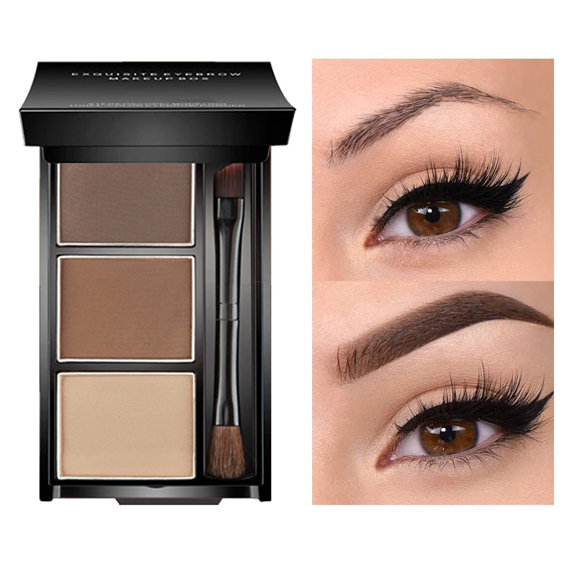 3 Colors Eyebrow Powder Makeup Palette Waterproof Shade for Eyebrow Enhancer Cosmetic Brush Mirror Box Make Up Tools Set
3 Colors Eyebrow Powder Makeup Palette Waterproof Shade for Eyebrow Enhancer Cosmetic Brush Mirror Box Make Up Tools Set