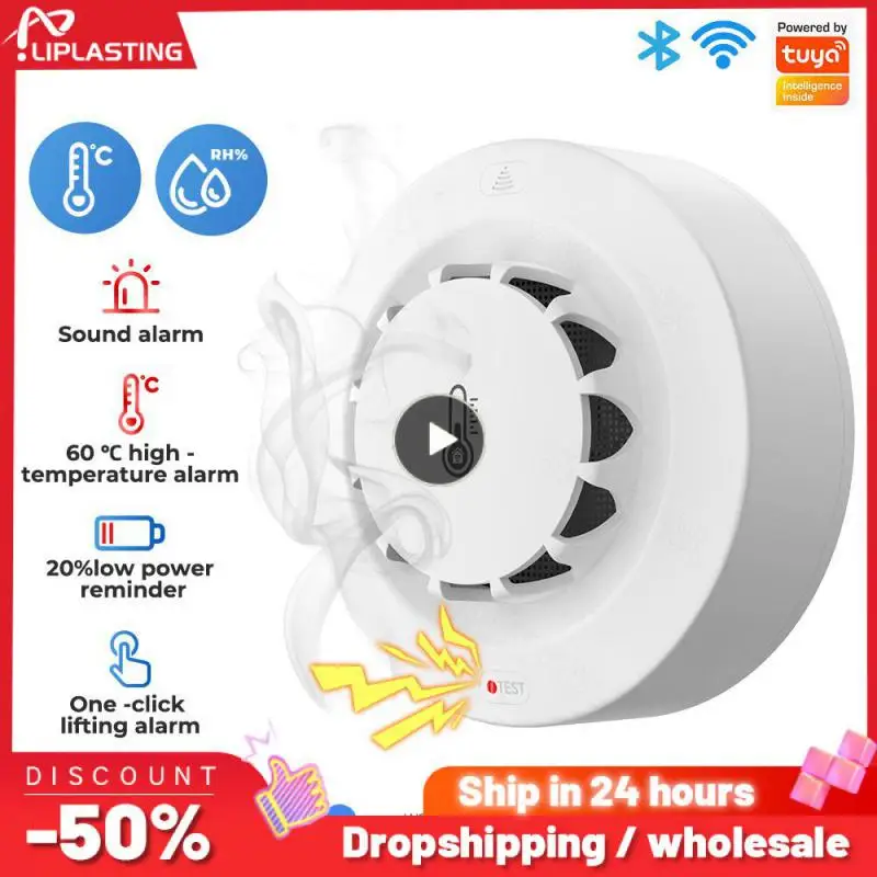 Tuya Wifi Smoke Detector 120ma Timely Rescue Thermohygrometer 2.4ghz Smart Linkage Temperature And Humidity Sensor Firefighter
Tuya Wifi Smoke Detector 120ma Timely Rescue Thermohygrometer 2.4ghz Smart Linkage Temperature And Humidity Sensor Firefighter