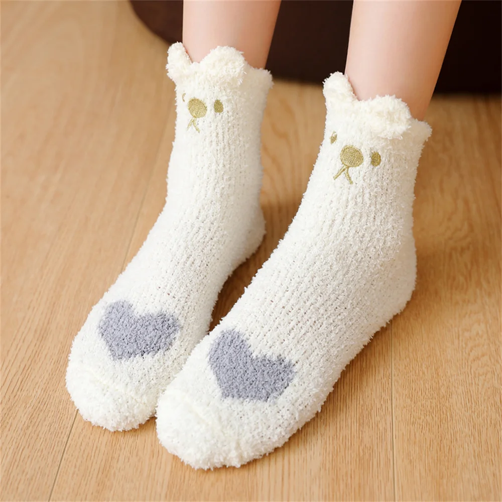 Autumn winter Sock coral velvet embroidery home Socks cat claws middle tube sleep SockS three-dimensional ears floor sockS
Autumn winter Sock coral velvet embroidery home Socks cat claws middle tube sleep SockS three-dimensional ears floor sockS