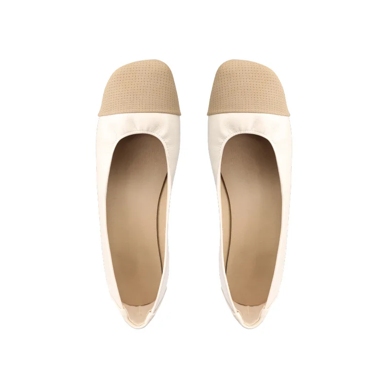2022 spring and autumn new square toe soft bottom thick heel color matching shallow mouth all-match flat shoes women
2022 spring and autumn new square toe soft bottom thick heel color matching shallow mouth all-match flat shoes women