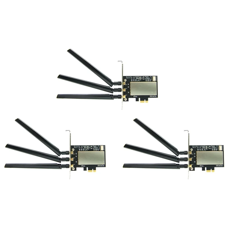 3X для Broadcom Bcm94360CSAX Bcm943602CS Bcm94331CSAX WLAN карта для настольного компьютера Адаптер + антенна
3X для Broadcom Bcm94360CSAX Bcm943602CS Bcm94331CSAX WLAN карта для настольного компьютера Адаптер + антенна