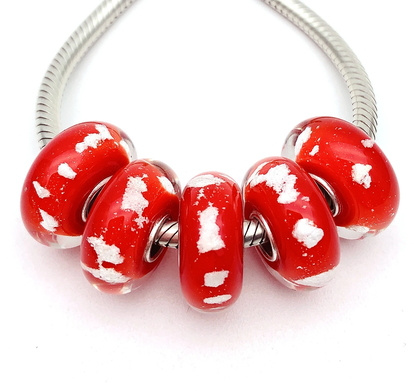 YG112 5X 100% Authenticity S925 Sterling Silver Beads Murano Glassbeads beads Fit European Charms Bracelet diy jewelry Lampwork
YG112 5X 100% Authenticity S925 Sterling Silver Beads Murano Glassbeads beads Fit European Charms Bracelet diy jewelry Lampwork
