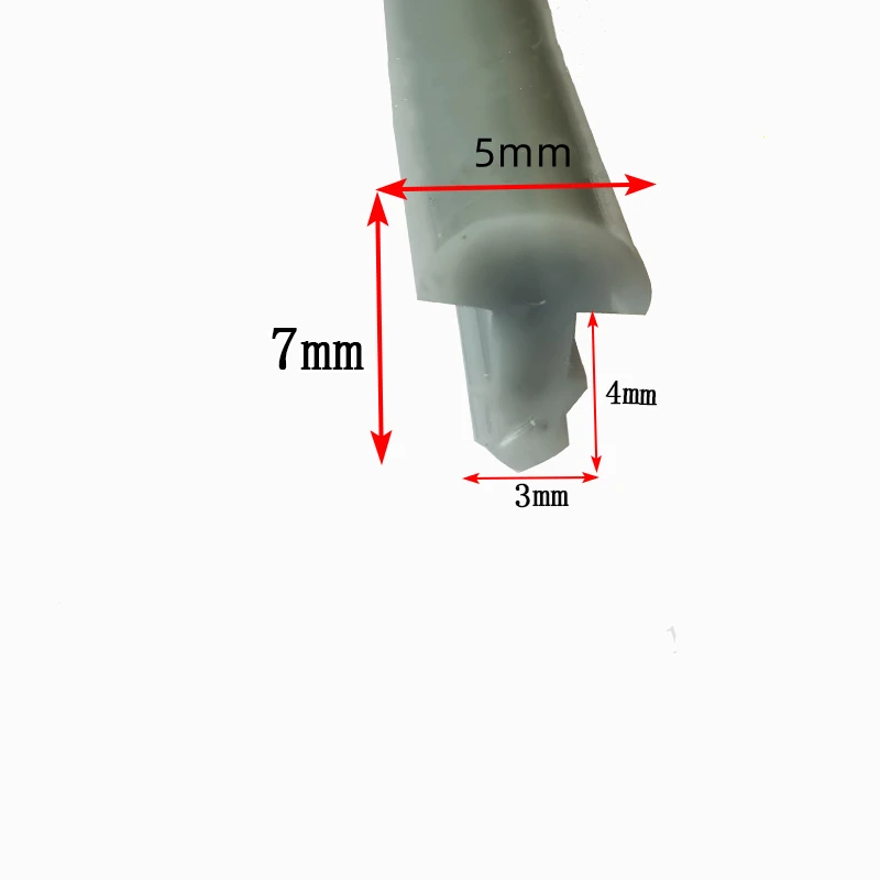 Крышка зазора силиконовая резиновая Грибная Т-лента для машинного оборудования