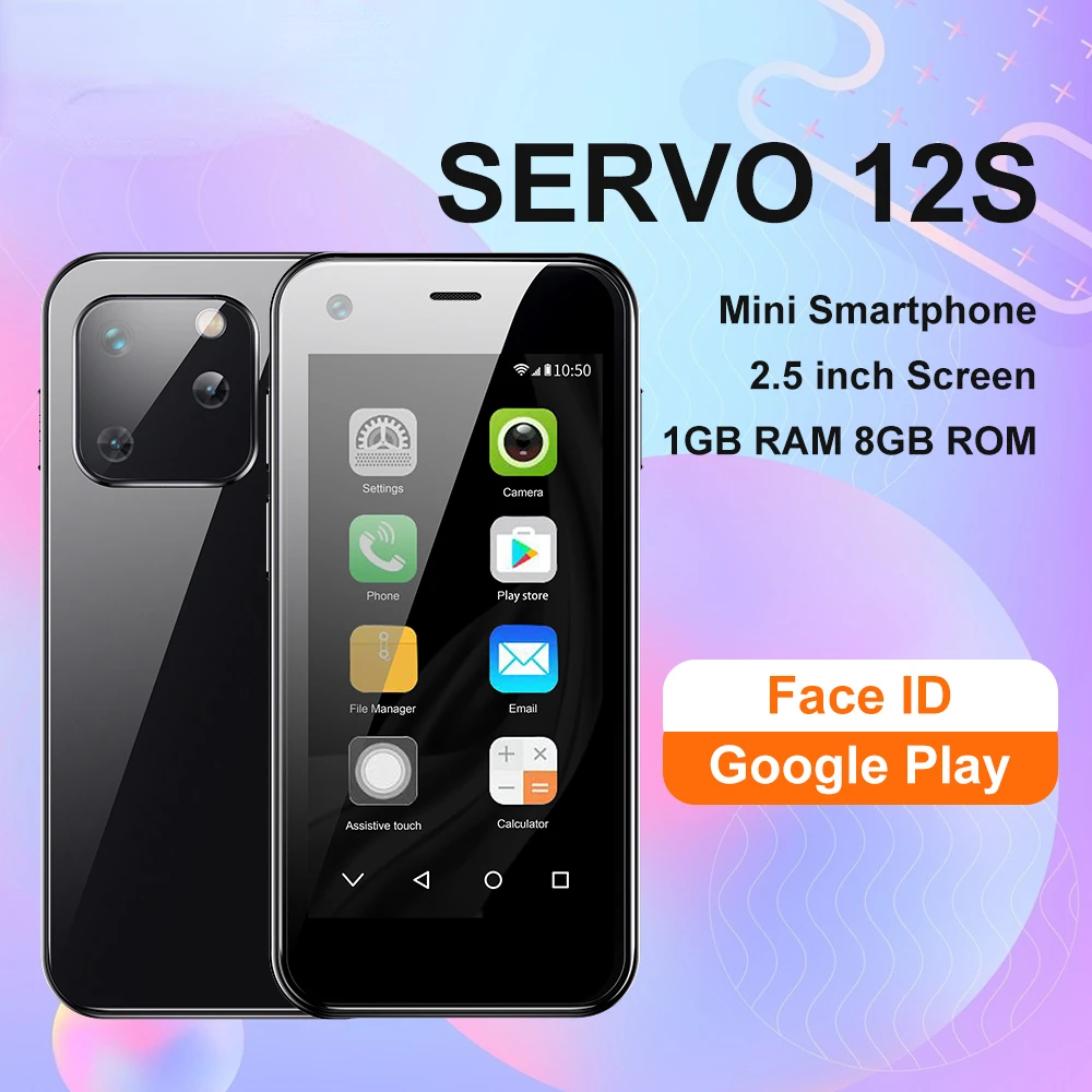 

12S Mini Smartphone Android 3G WCDMA Network 2.5" Screen Camera WIFI Bluetooth Mini Mobile Phones Supper Small Cell phone Best