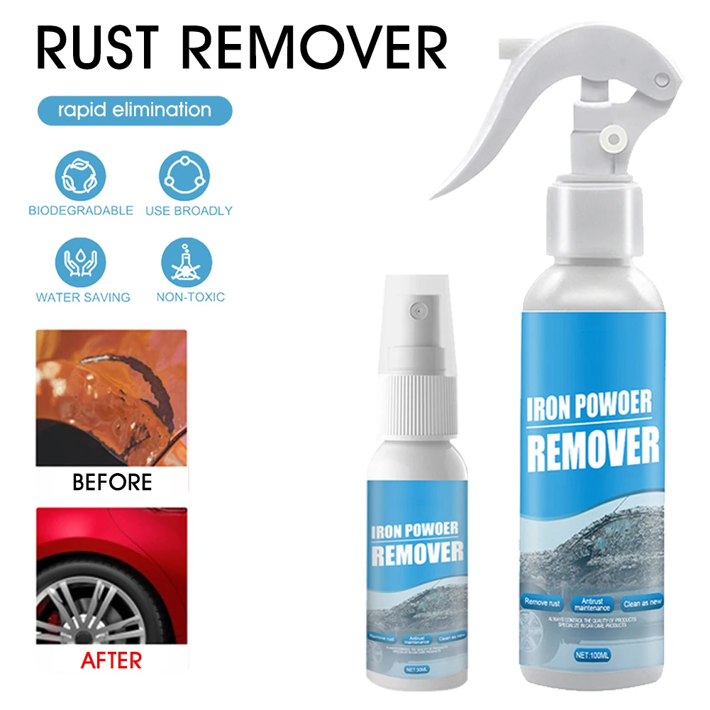 30/100ml Rust Cleaner Spray Derusting Car Maintenance Household Cleaning Spray Anti-Rust Lubricant Surface Paint Protector
30/100ml Rust Cleaner Spray Derusting Car Maintenance Household Cleaning Spray Anti-Rust Lubricant Surface Paint Protector
