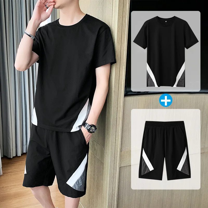 Men Clothing 2022 Summer New Short-sleeved Men's T-shirt Printing Men's Shorts Two-piece Fashion Casual Loose Sports Suit Men
Men Clothing 2022 Summer New Short-sleeved Men's T-shirt Printing Men's Shorts Two-piece Fashion Casual Loose Sports Suit Men