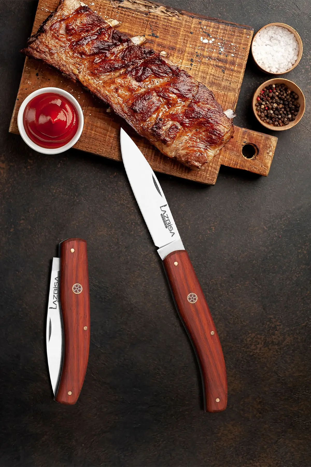 Kitchen Knife Set Pocket Knife Meat Bread Vegetable Fruit Knife Handmade ( 20 cm )
Kitchen Knife Set Pocket Knife Meat Bread Vegetable Fruit Knife Handmade ( 20 cm )