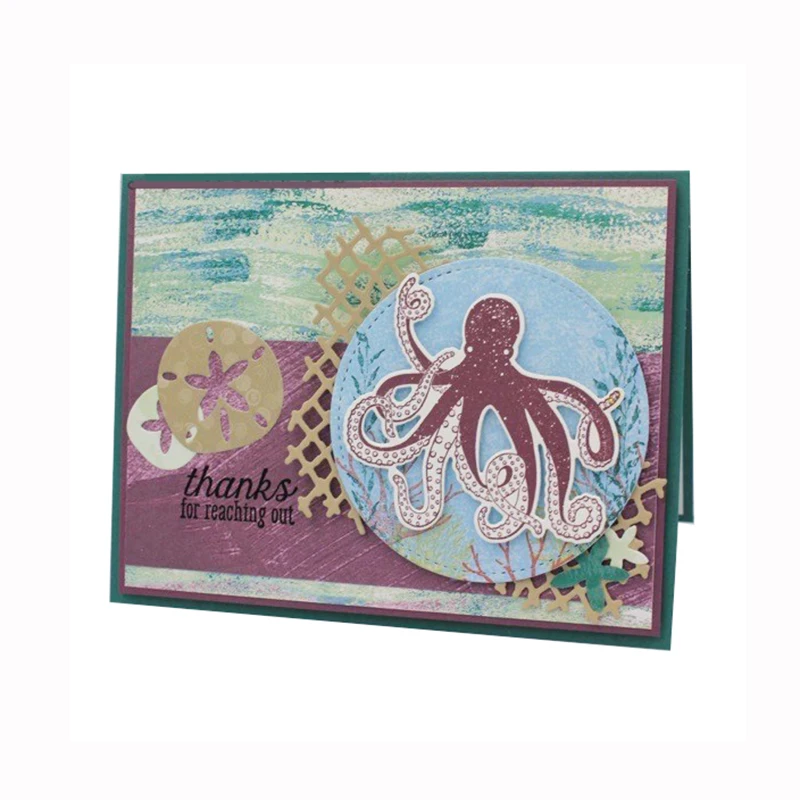 Underwater World Octopus Card Background Metal Cutting Dies and Stamps DIY Scrapbook Album Decor Embossed Paper Cards New 2022
Underwater World Octopus Card Background Metal Cutting Dies and Stamps DIY Scrapbook Album Decor Embossed Paper Cards New 2022