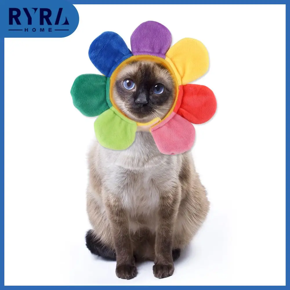 Funny Pet Cat Cap Costumes Cute Warm Sunflower Hat New Year Party Christmas Cosplay Costumes Props Headwear Cat Accessories
Funny Pet Cat Cap Costumes Cute Warm Sunflower Hat New Year Party Christmas Cosplay Costumes Props Headwear Cat Accessories