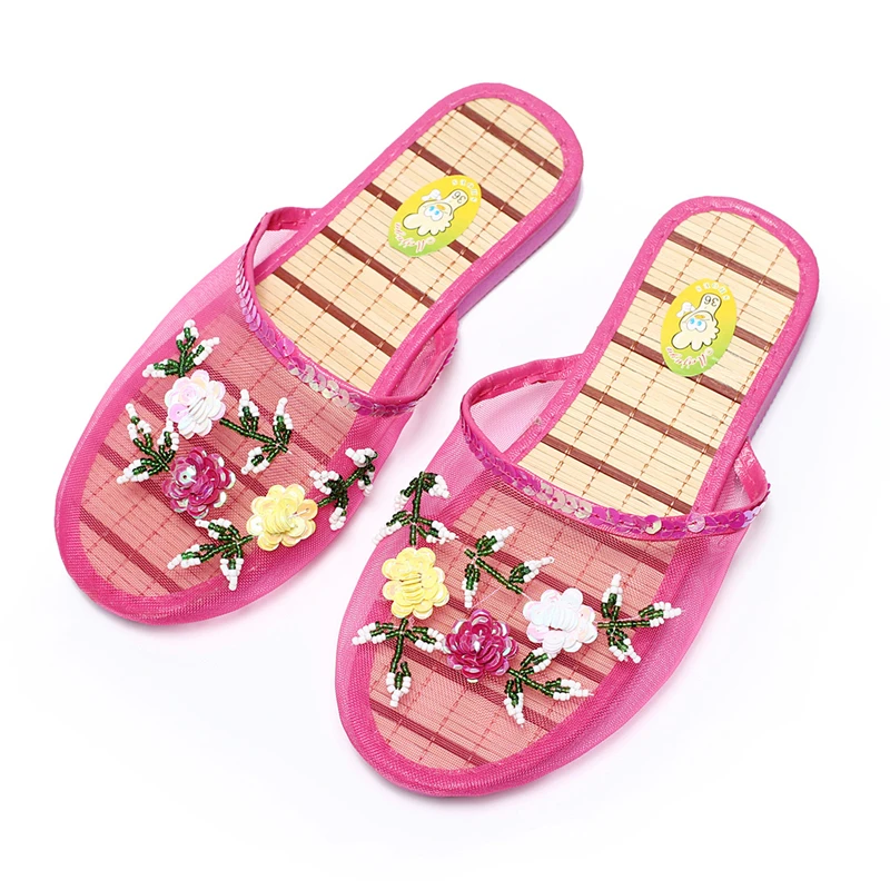 Women House Slippers Sequin Flower Home Flat Shoes Lady Summer Casual Hollow Out Mesh Slippers Sandals Flip Flops Indoor Slipper
Women House Slippers Sequin Flower Home Flat Shoes Lady Summer Casual Hollow Out Mesh Slippers Sandals Flip Flops Indoor Slipper